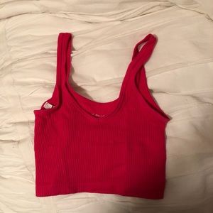 Pink Crop Top